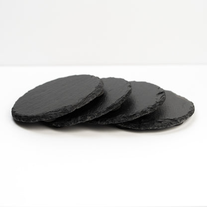 Pet Photo Slate Coaster - Round