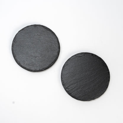 Pet Photo Slate Coaster - Round