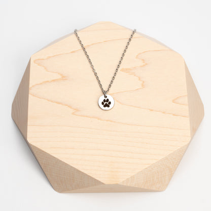 Real Paw Print Necklace