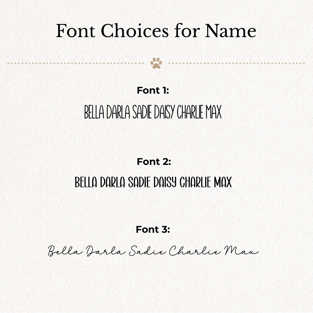 Personalized Pet Tag