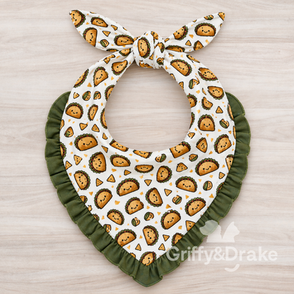 Griffy & Drake Ruffle Bandana - Taco Bout It