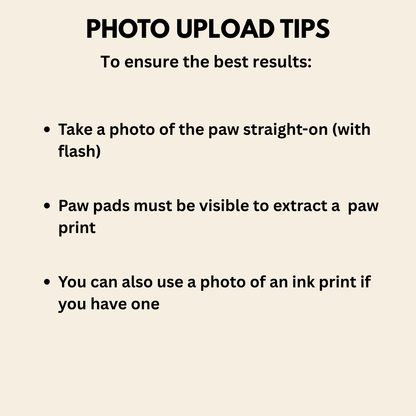 Real Paw Print Necklace