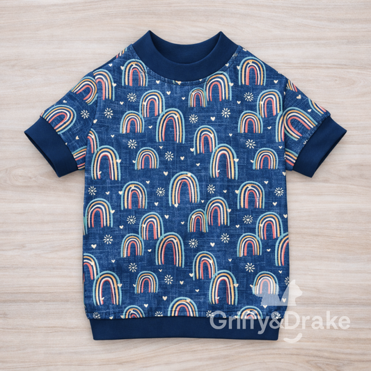 Griffy & Drake T Shirt - Twilight Rainbow